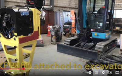 Trenchless Pipe Pulling Leaking Plastic Pipe