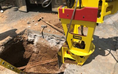 Replacing Galvanized Water Services in Trenton NJ with Spiniello Companies and Kobus Pipe Puller 400