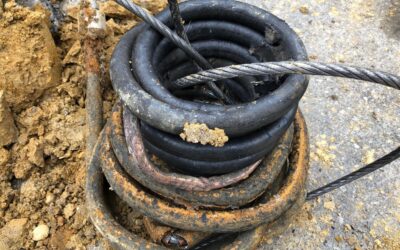Replacing Copper and Galvanized Gas Services in Silver Springs MD, with PPS and Kobus 400 Pipe Puller