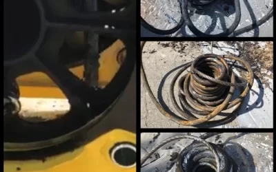 Replacing Copper and Galvanized Gas Services in Silver Springs MD, with PPS and Kobus 400 Pipe Puller